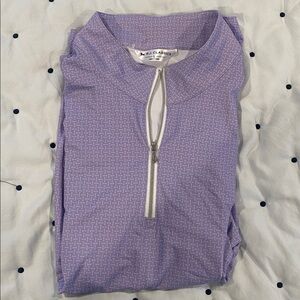 R.J. Classics Lavender Quarter-Zip Top